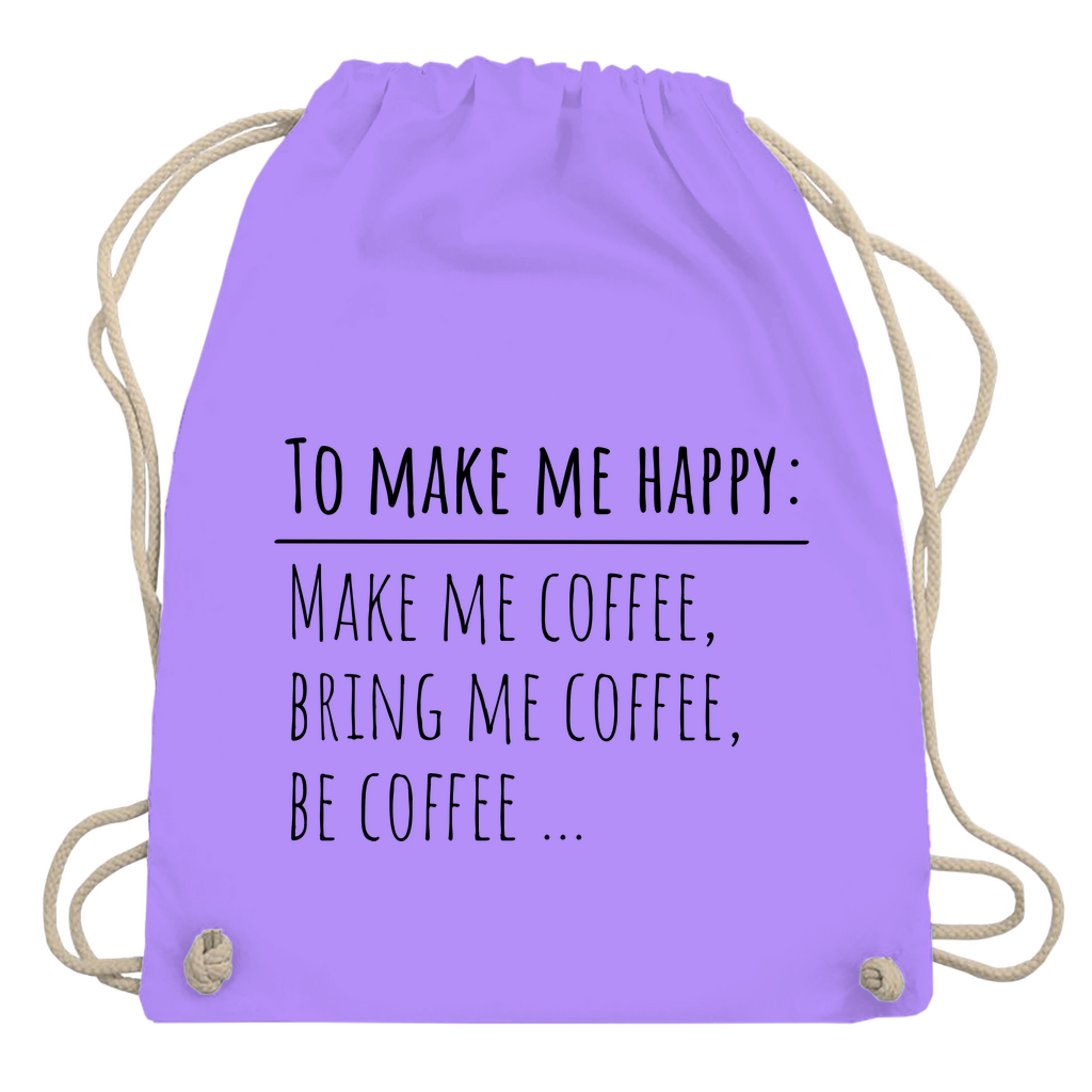 Turnbeutel "To make me happe"