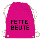 Turnbeutel "Fette Beute"