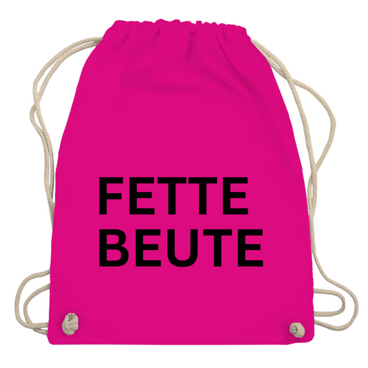 Turnbeutel "Fette Beute"