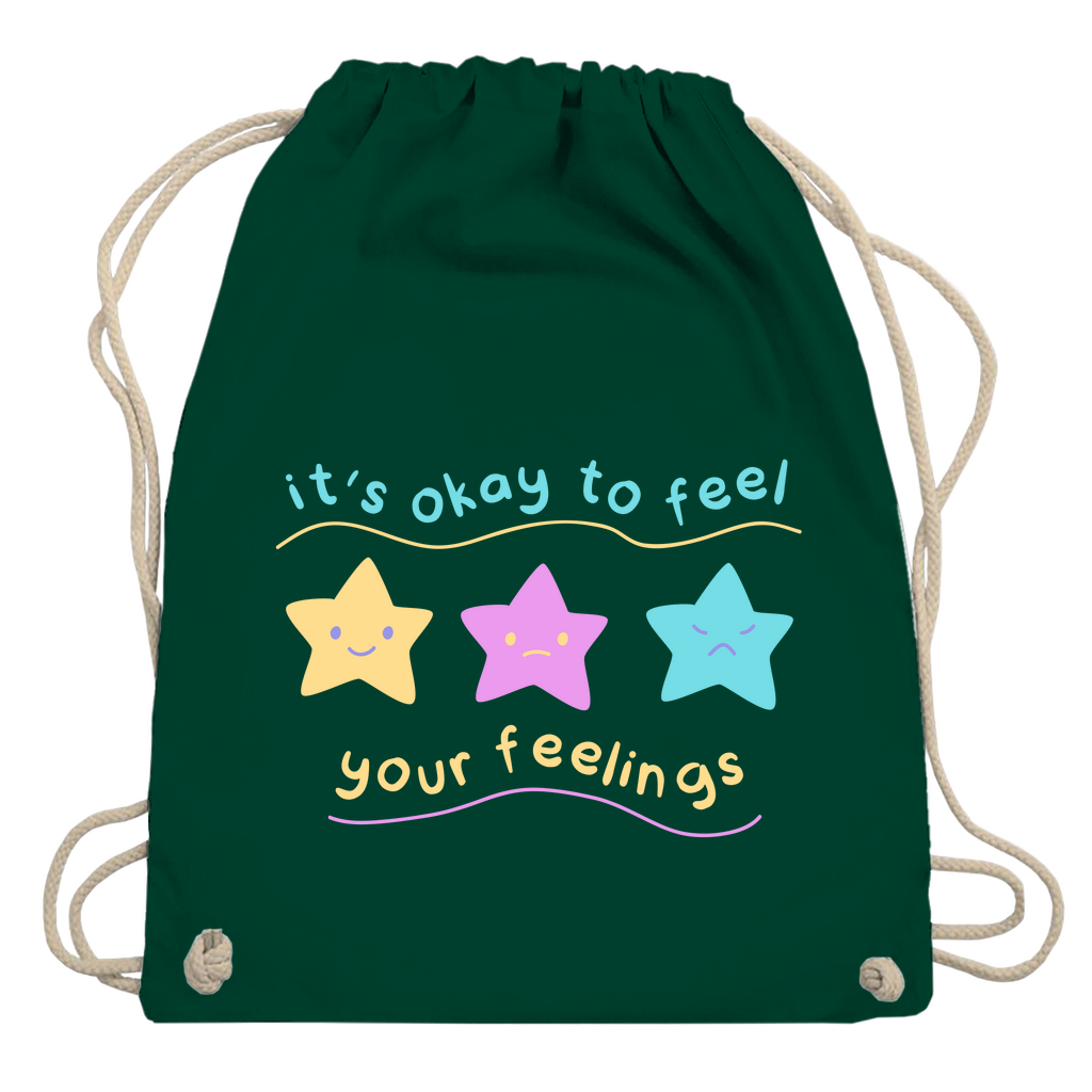 Turnbeutel "Its okay to feel"