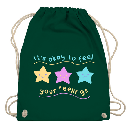 Turnbeutel "Its okay to feel"