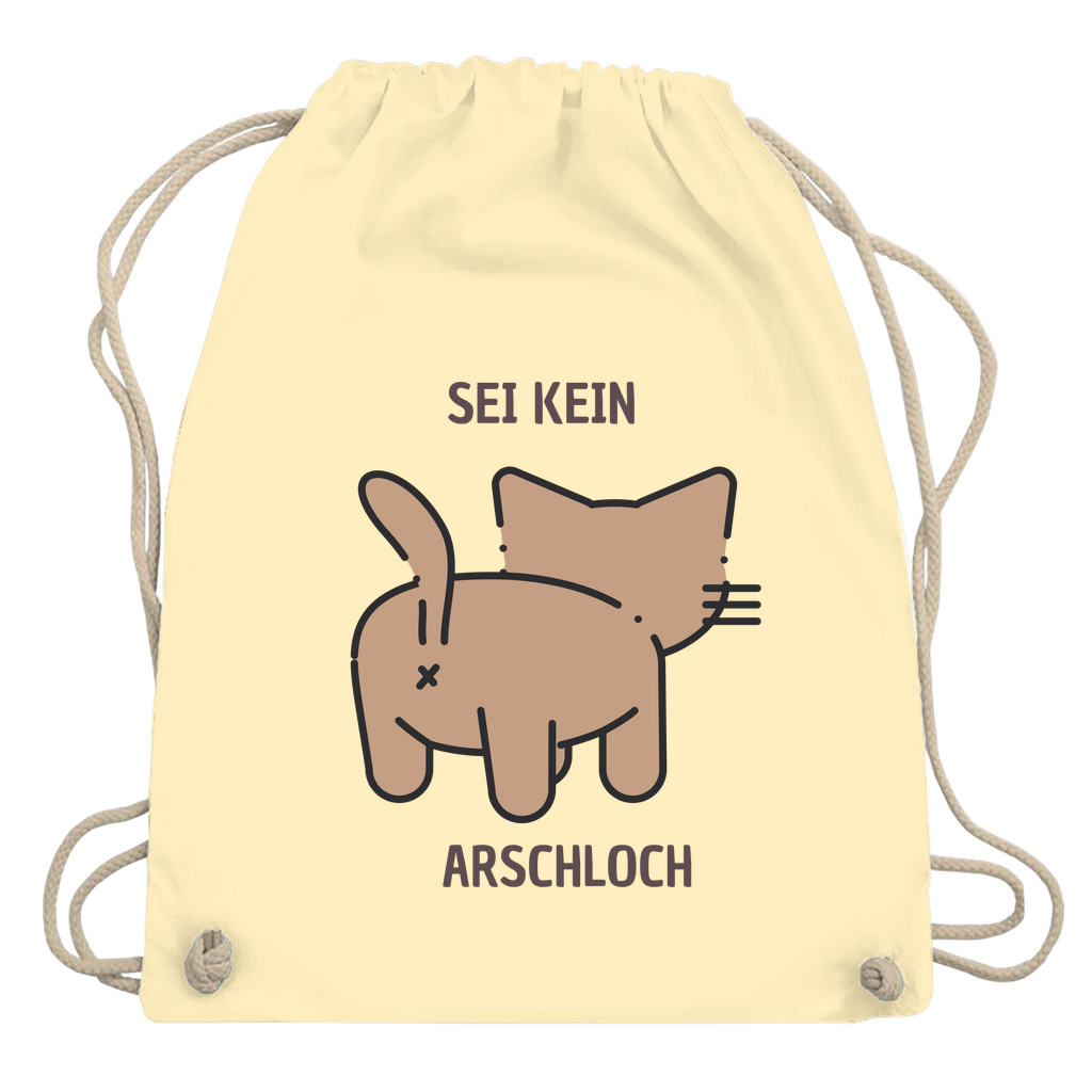 Turnbeutel "Sei kein Arschloch"