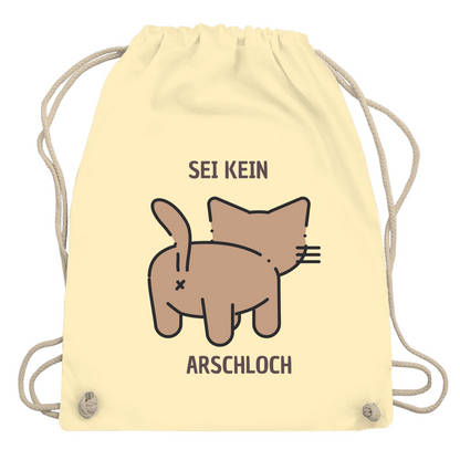 Turnbeutel "Sei kein Arschloch"