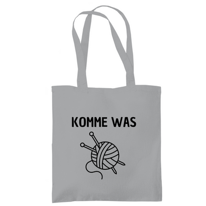 Tragetasche "Komme was Wolle" - Grafikmagie