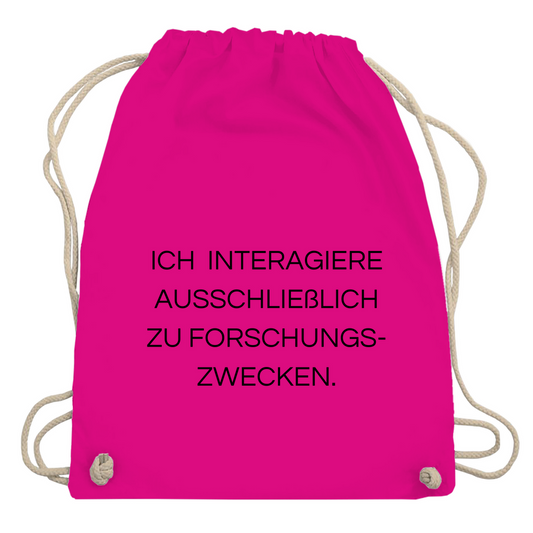 Turnbeutel "Ich interagiere"