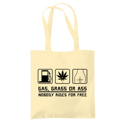 Tragetasche "Gas Grass Ass" - Grafikmagie