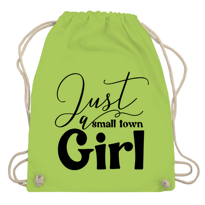 Turnbeutel "Just a small town girl"