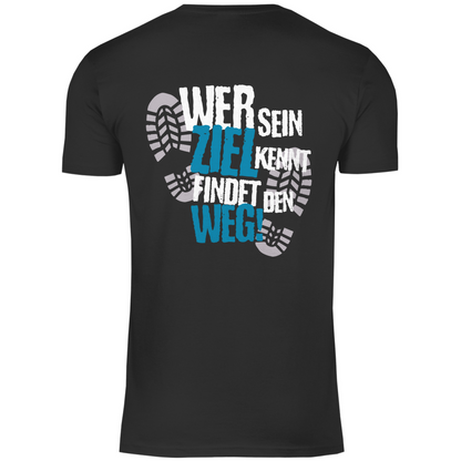 Herren T-Shirt "Wer sein Ziel kennt" - Grafikmagie