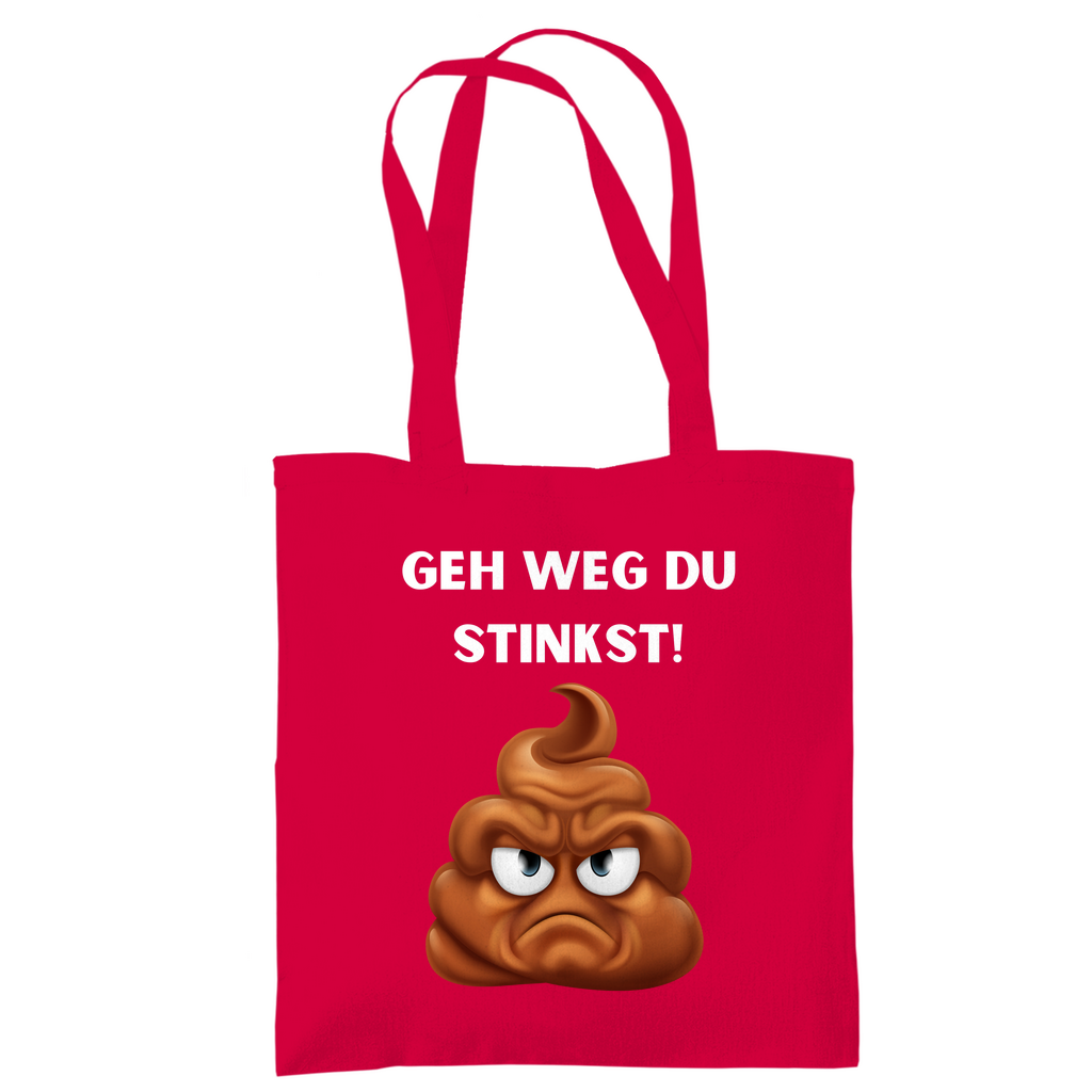 Tragetasche "Geh weg du stinkst" - Grafikmagie