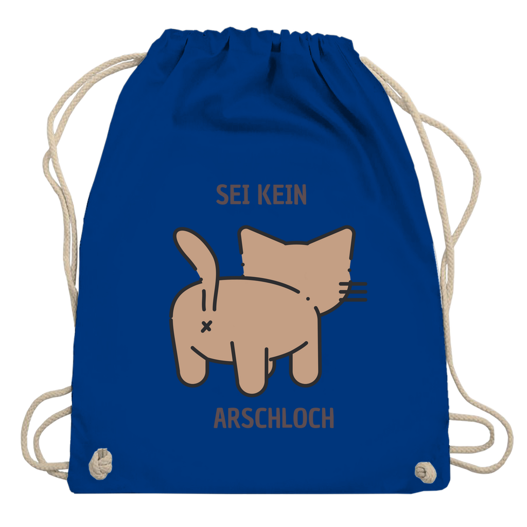Turnbeutel "Sei kein Arschloch"