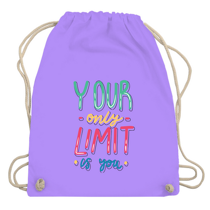 Turnbeutel "your only limit is you"