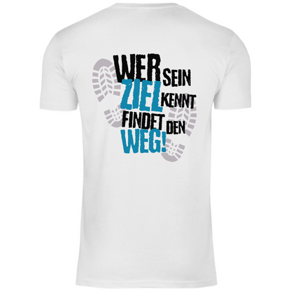 Herren T-Shirt "Wer sein Ziel kennt" - Grafikmagie