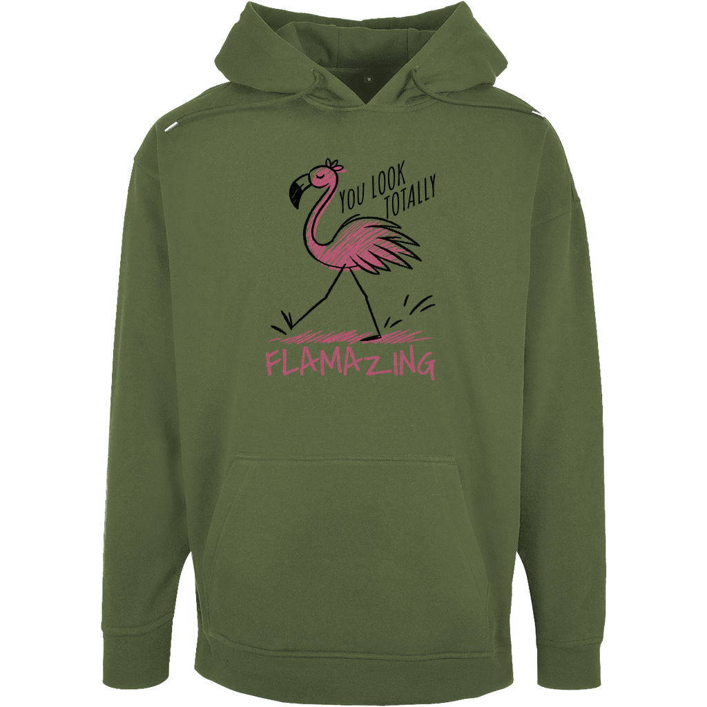 Unisex Oversize Hoodie "You Look Flamazing!"