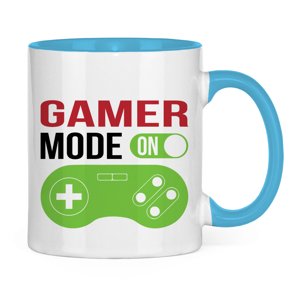 Tasse zweifarbig "Gamer" - Grafikmagie