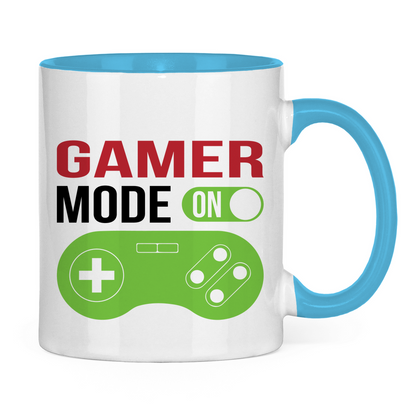 Tasse zweifarbig "Gamer" - Grafikmagie