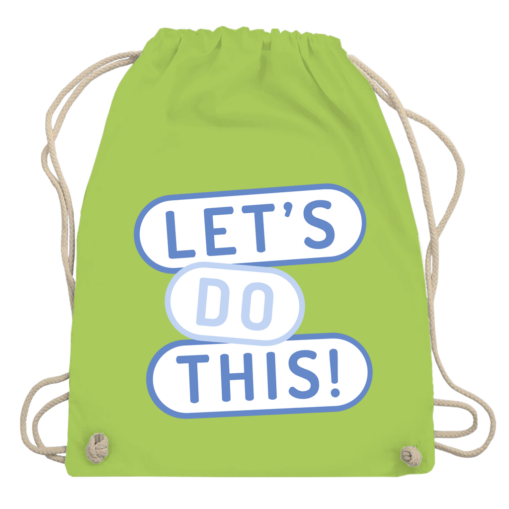 Turnbeutel "Lets do this"