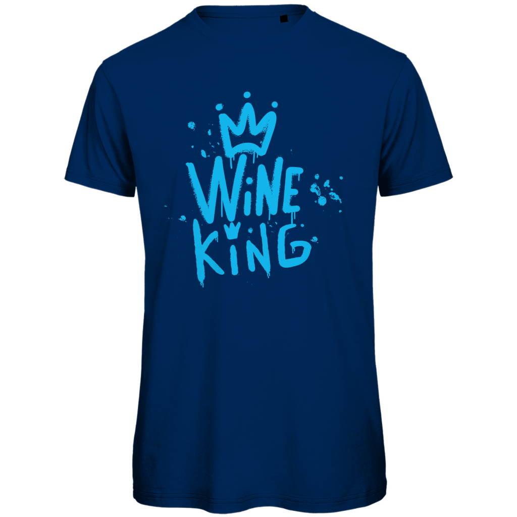 Herren T-Shirt "Wine King" - Grafikmagie