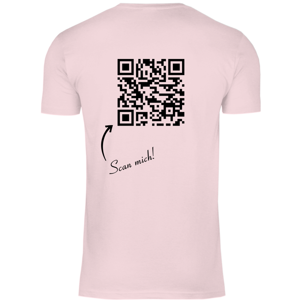 Herren T-Shirt QR Code Linkbaum