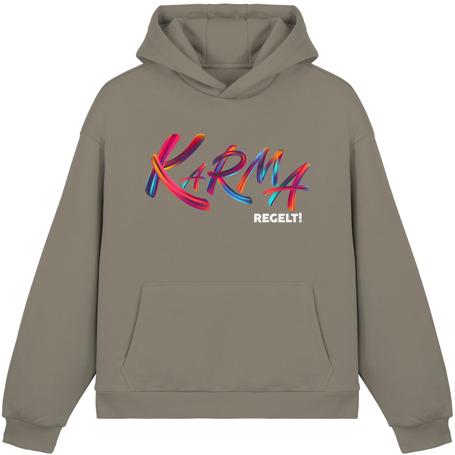Karma regelt - Boxcut Hoodie