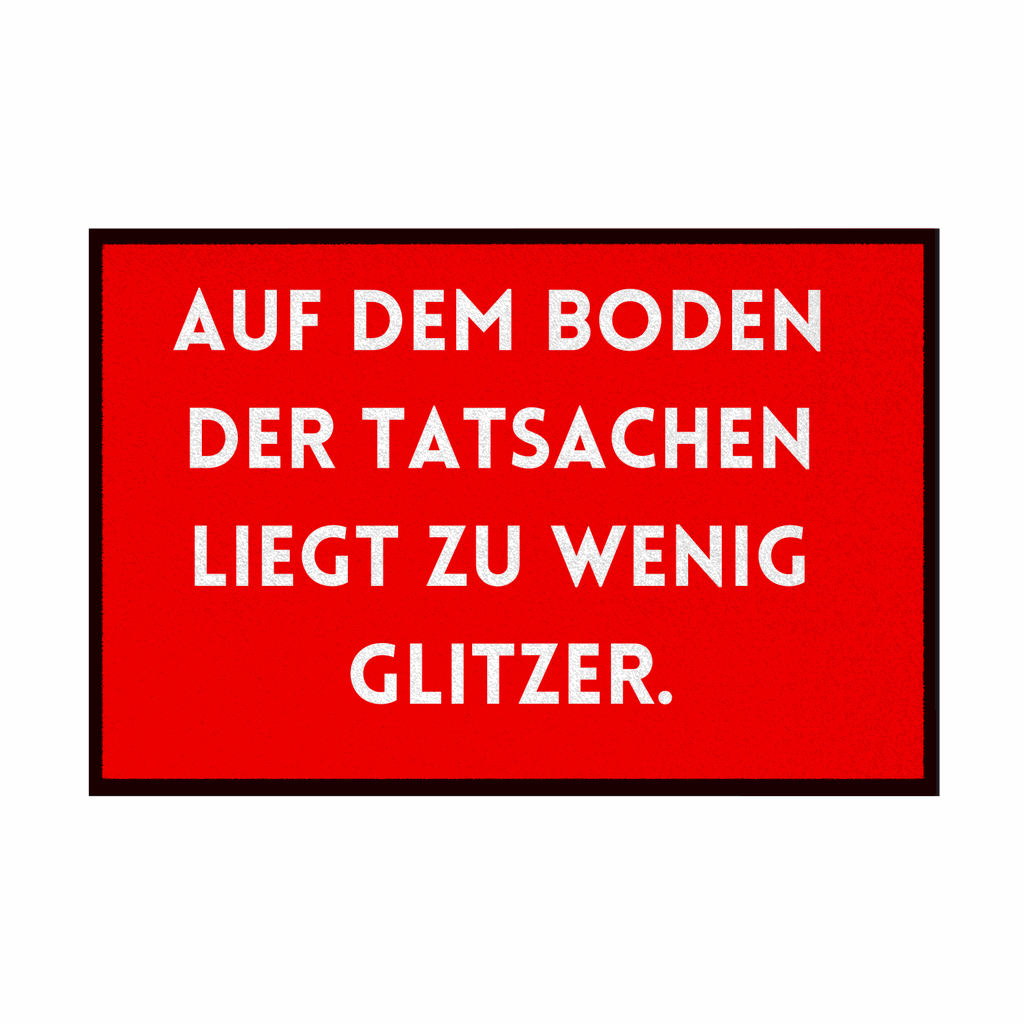 Fußmatte mit Gummirand 