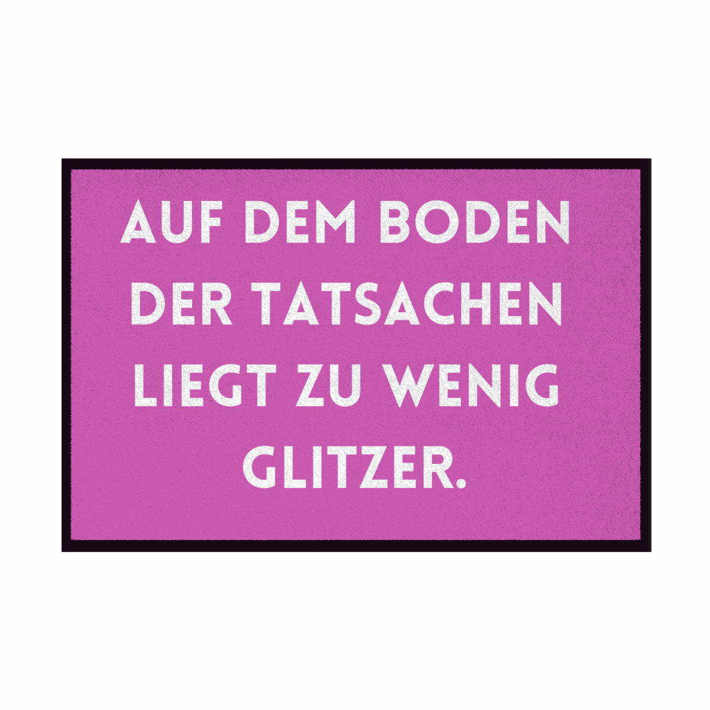 Fußmatte mit Gummirand 
