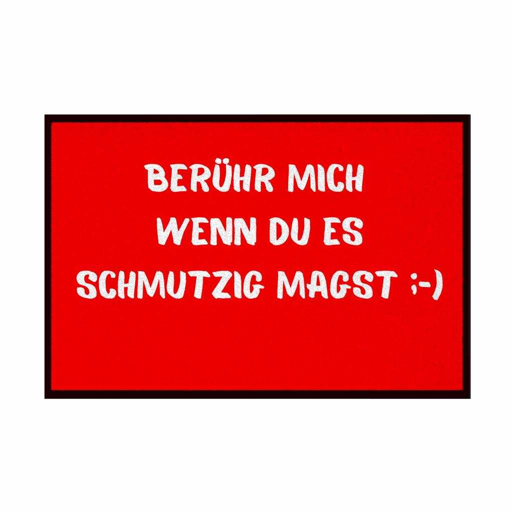 Fußmatte mit Gummirand 