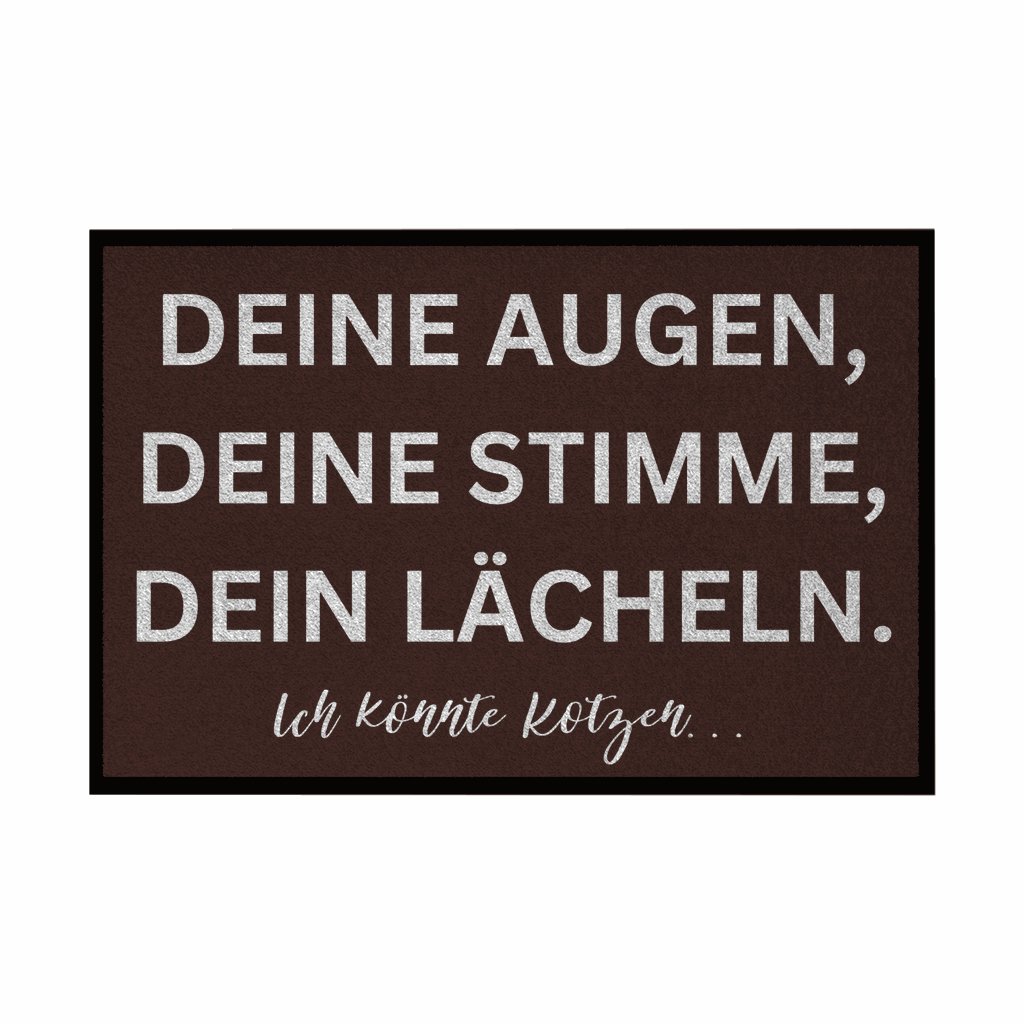 Fußmatte mit Gummirand 