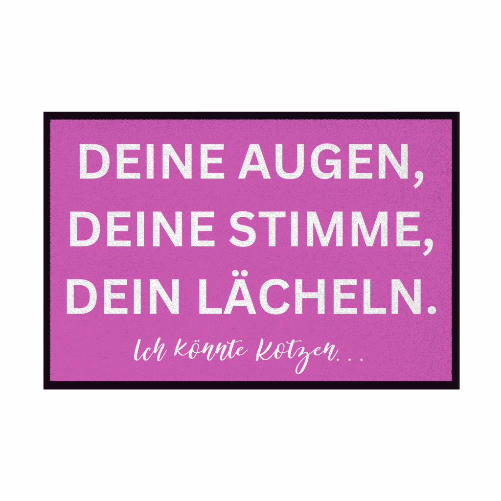 Fußmatte mit Gummirand 