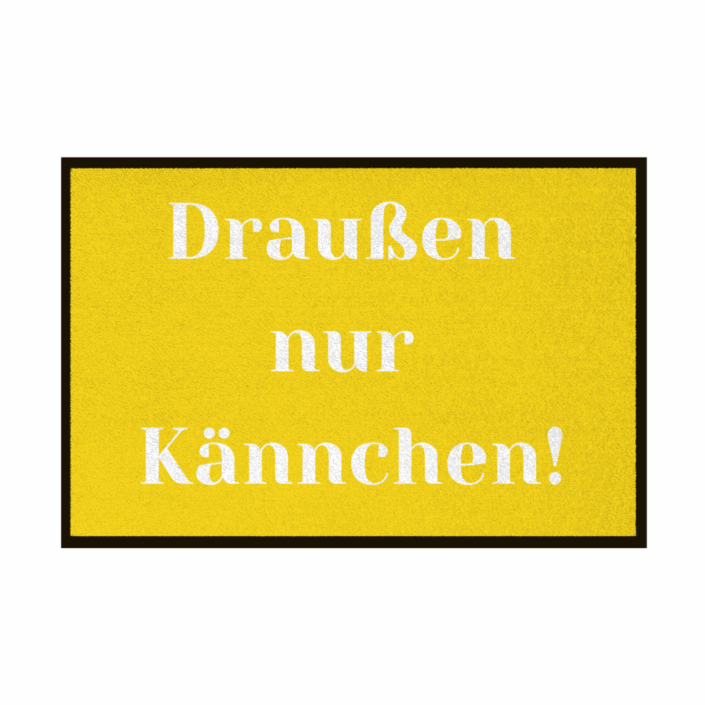Fußmatte mit Gummirand 