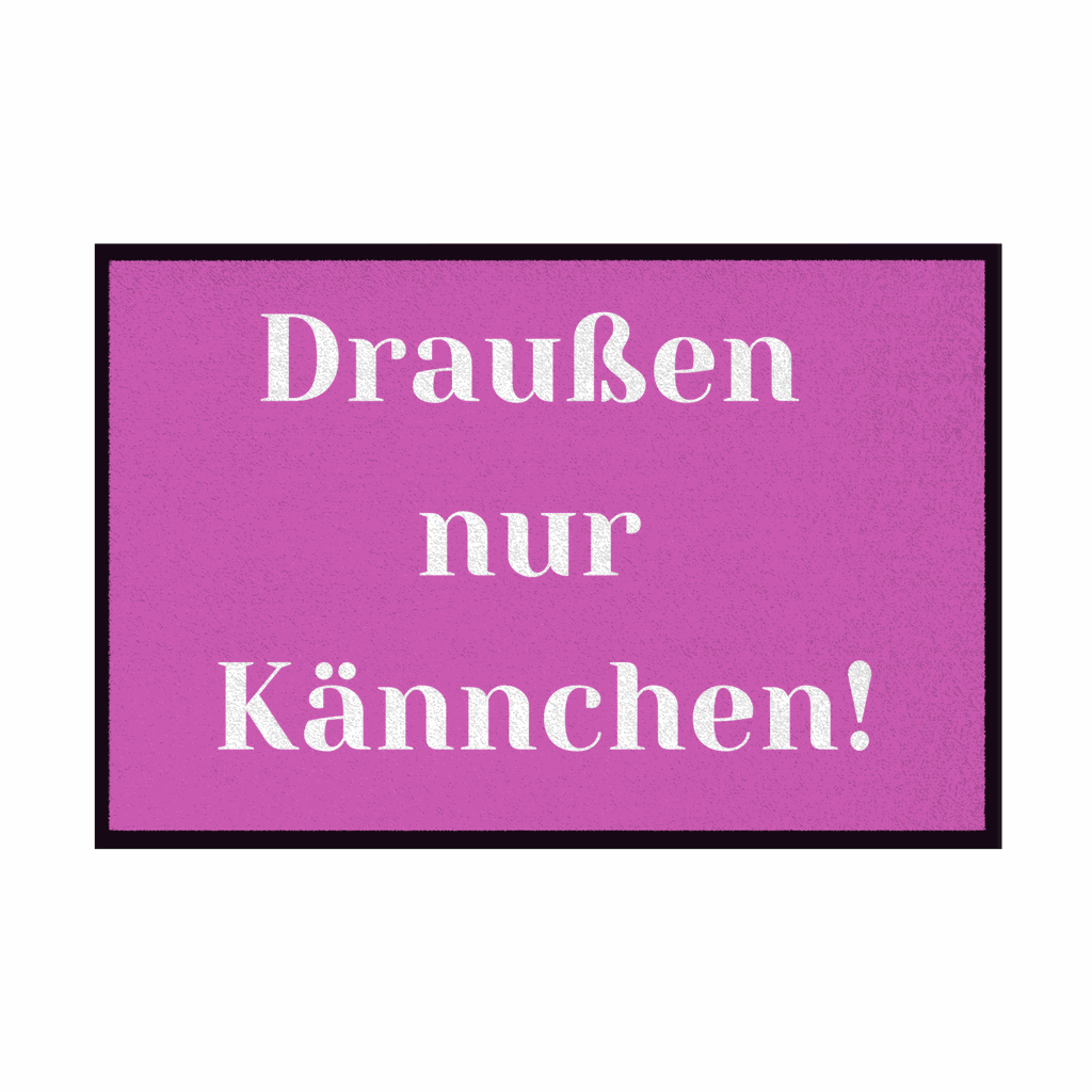 Fußmatte mit Gummirand 
