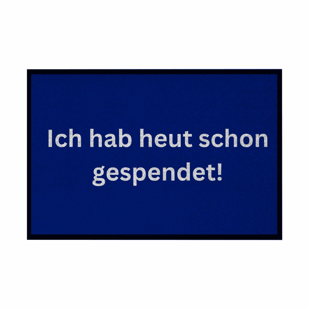 Fußmatte mit Gummirand 