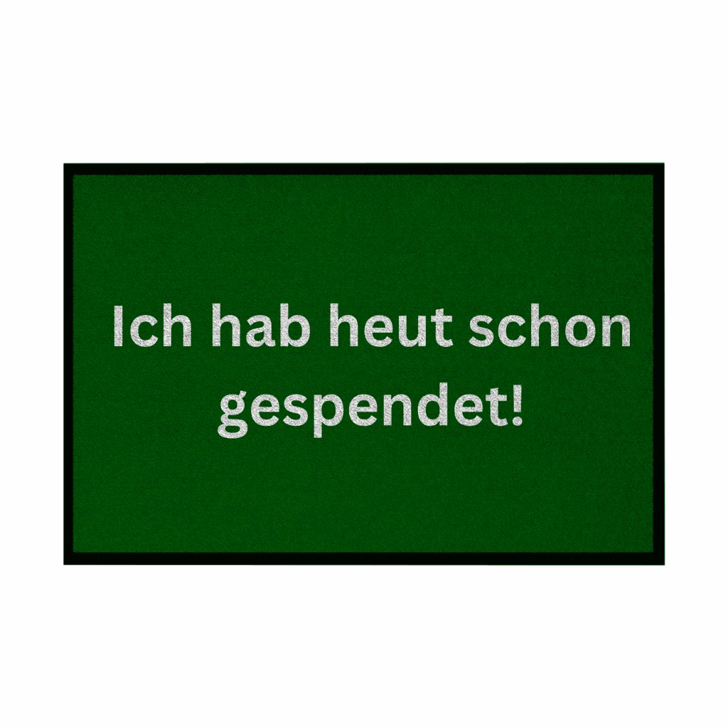 Fußmatte mit Gummirand 