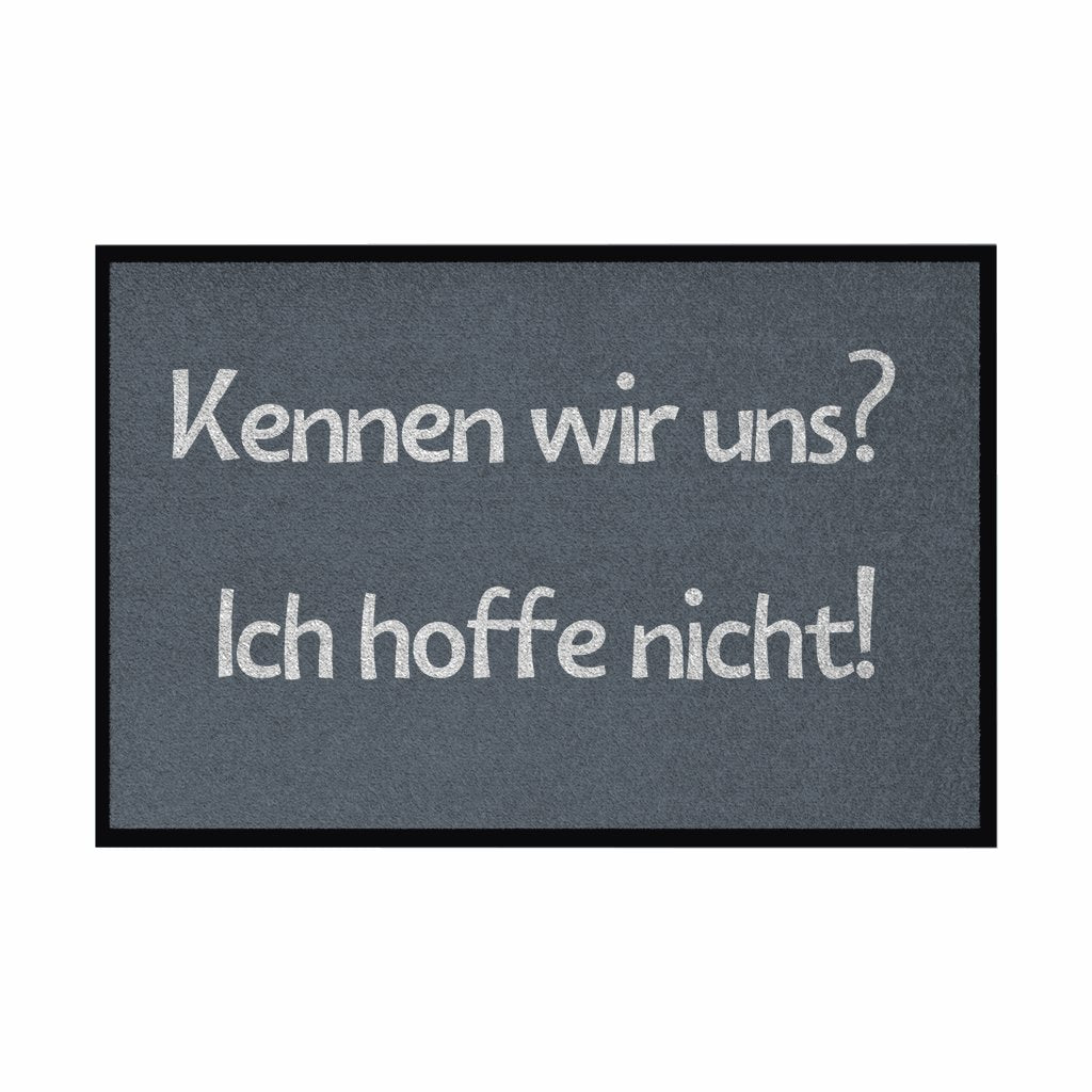 Fußmatte mit Gummirand 