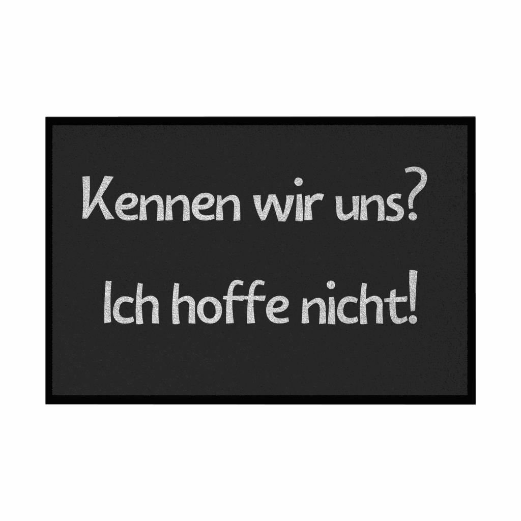 Fußmatte mit Gummirand 