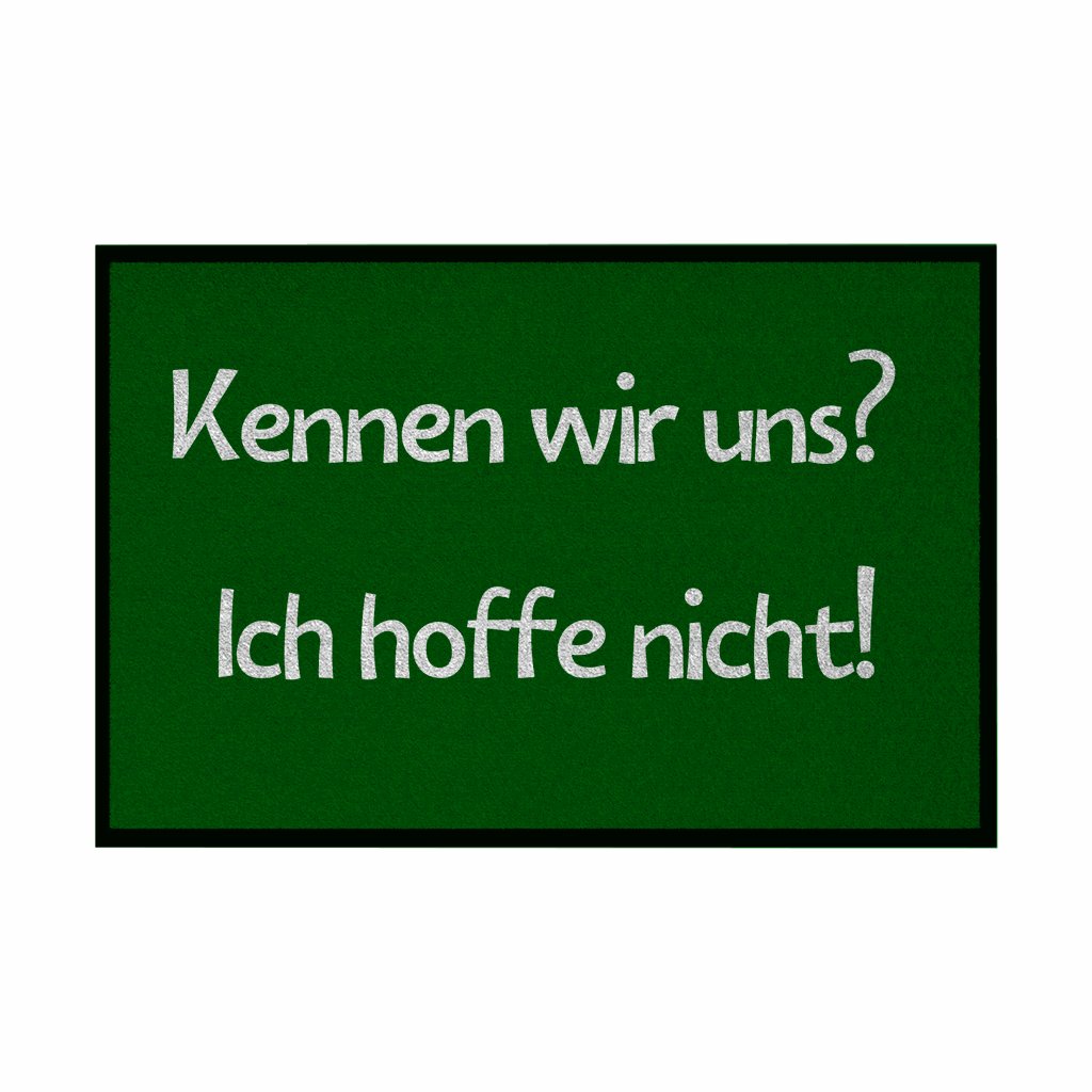 Fußmatte mit Gummirand 