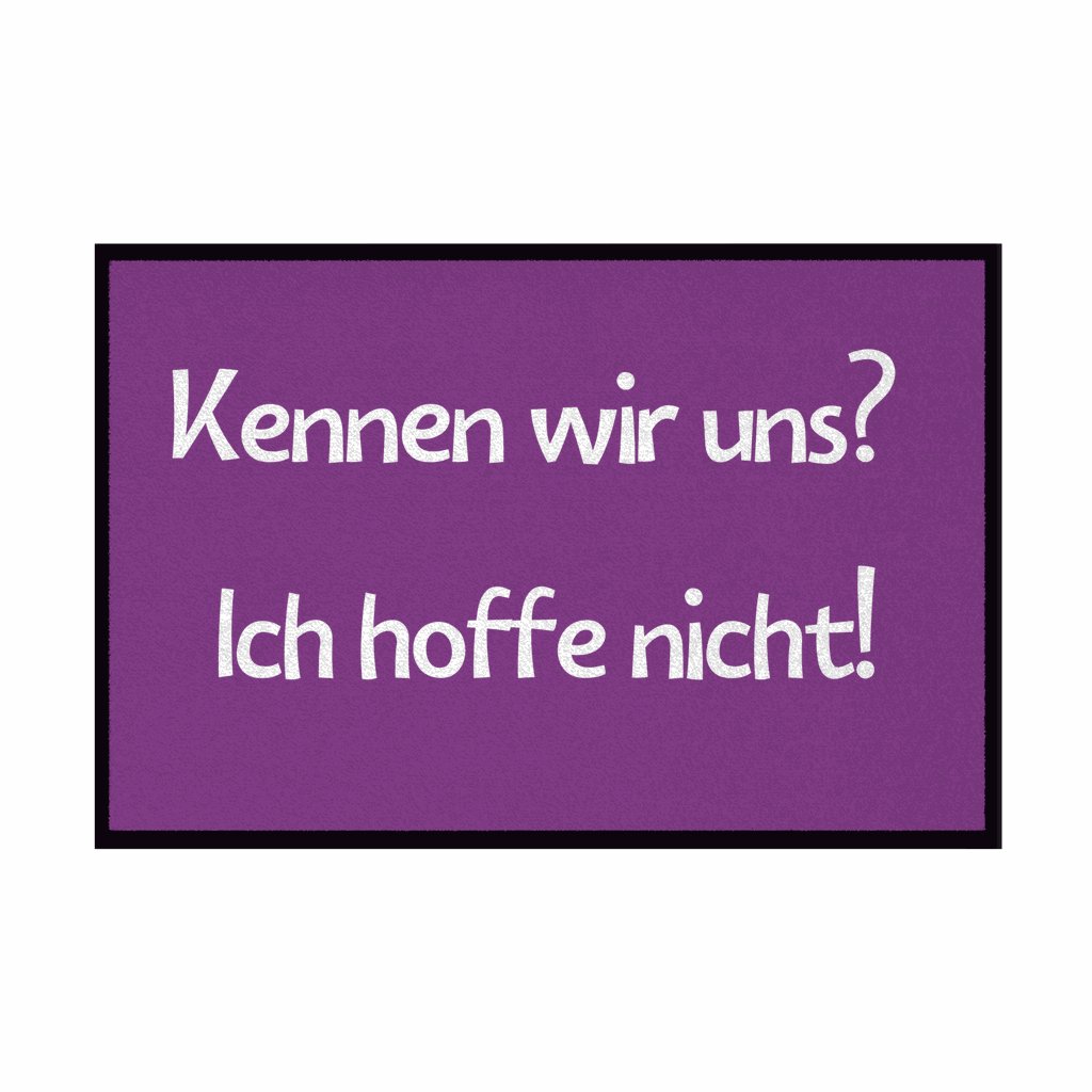Fußmatte mit Gummirand 