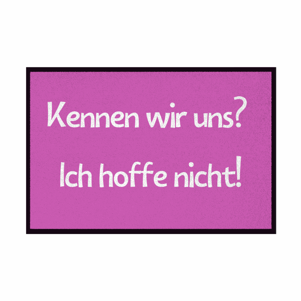 Fußmatte mit Gummirand 