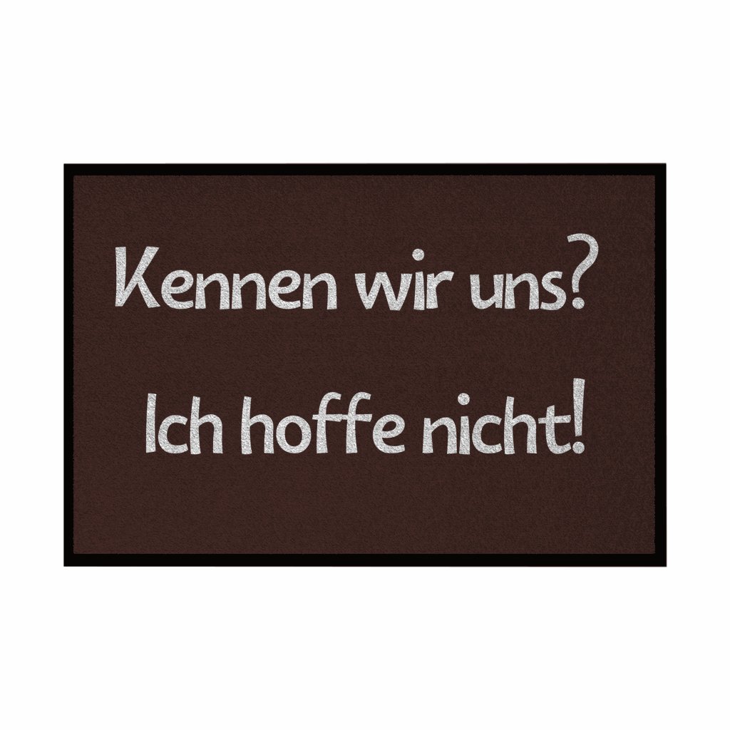 Fußmatte mit Gummirand 