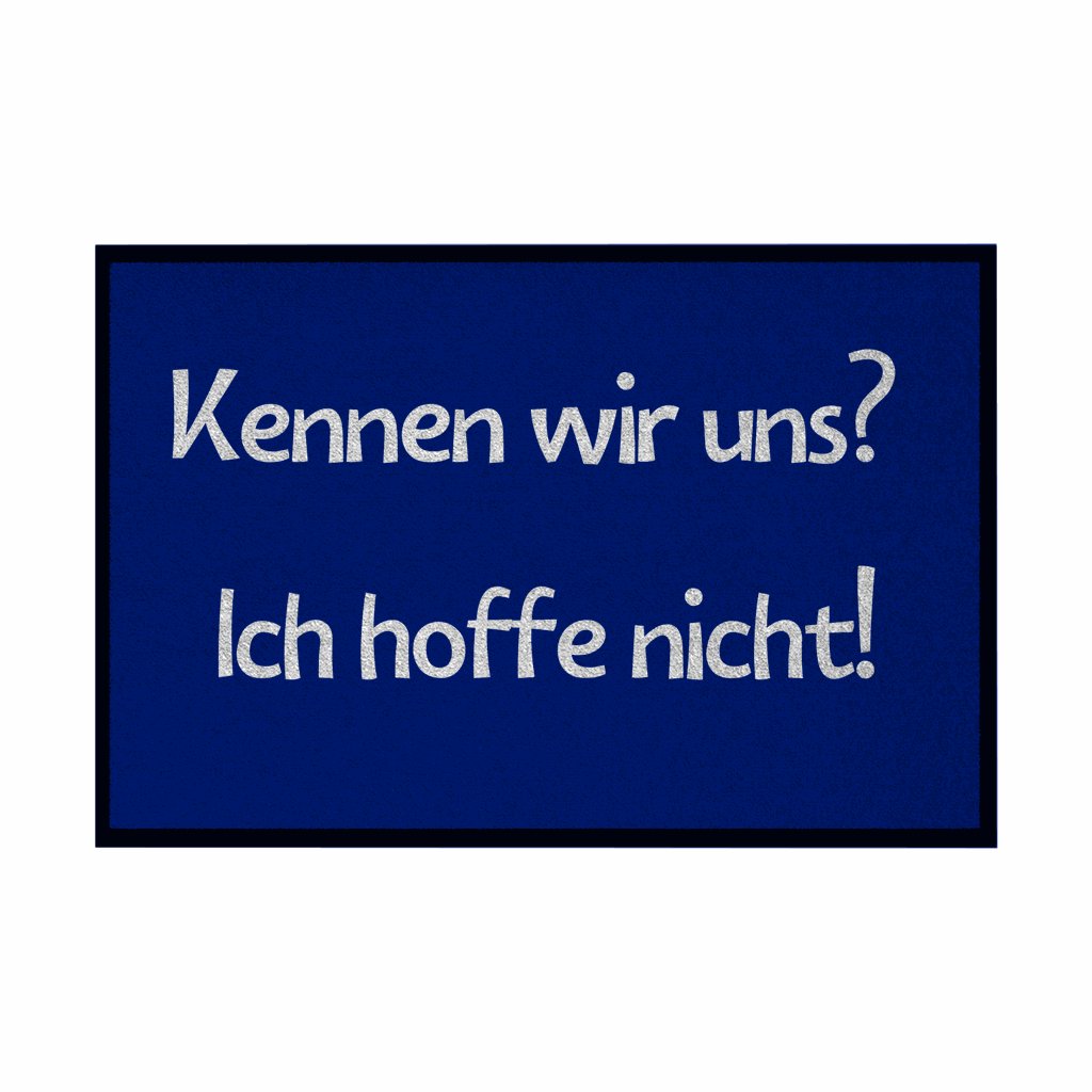 Fußmatte mit Gummirand 
