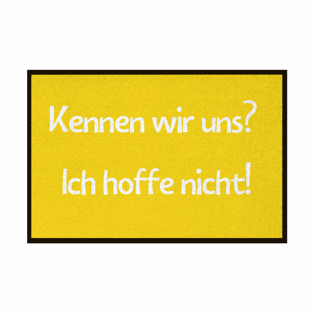Fußmatte mit Gummirand 