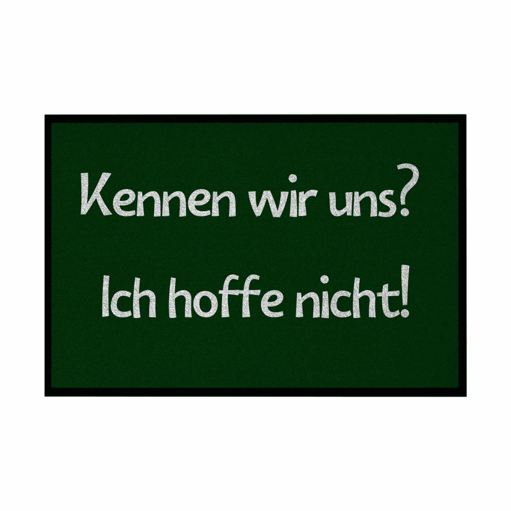 Fußmatte mit Gummirand 