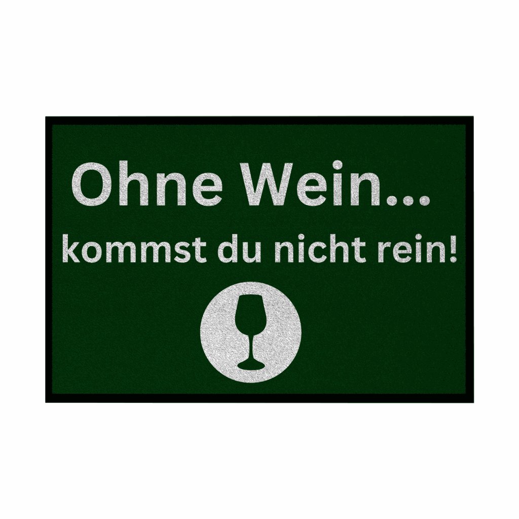 Fußmatte mit Gummirand 