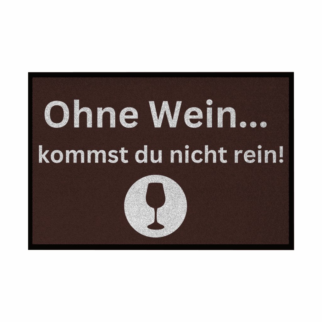 Fußmatte mit Gummirand 