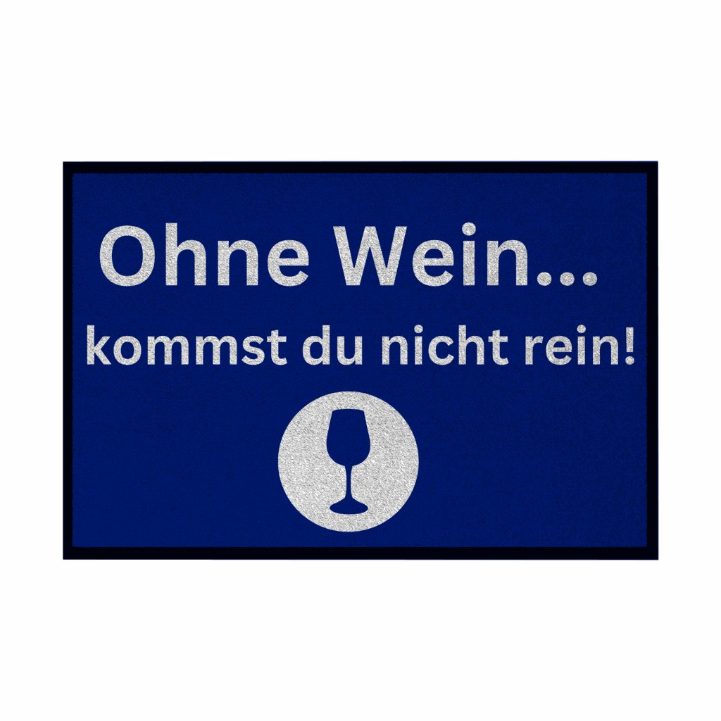Fußmatte mit Gummirand 