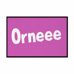 Fußmatte mit Gummirand "Orneee" - Grafikmagie