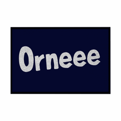 Fußmatte mit Gummirand "Orneee" - Grafikmagie