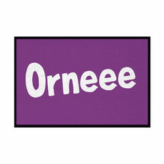 Fußmatte mit Gummirand "Orneee" - Grafikmagie
