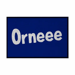 Fußmatte mit Gummirand "Orneee" - Grafikmagie