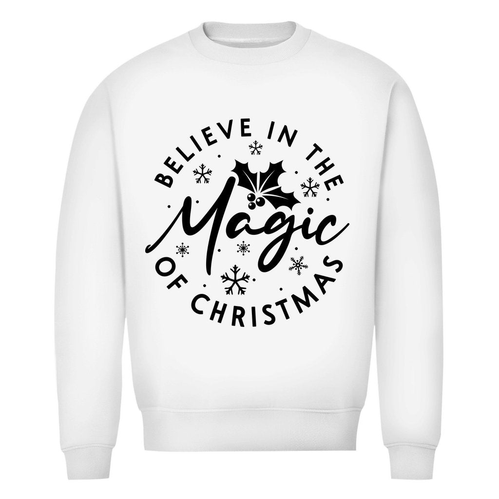 Herren Bio Sweatshirt "Belive in the Magic..." - Grafikmagie