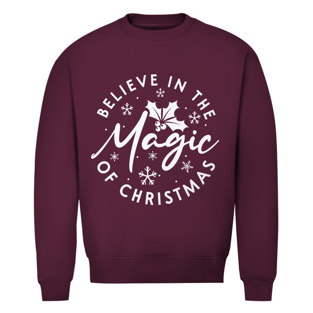 Herren Bio Sweatshirt "Belive in the Magic..." - Grafikmagie